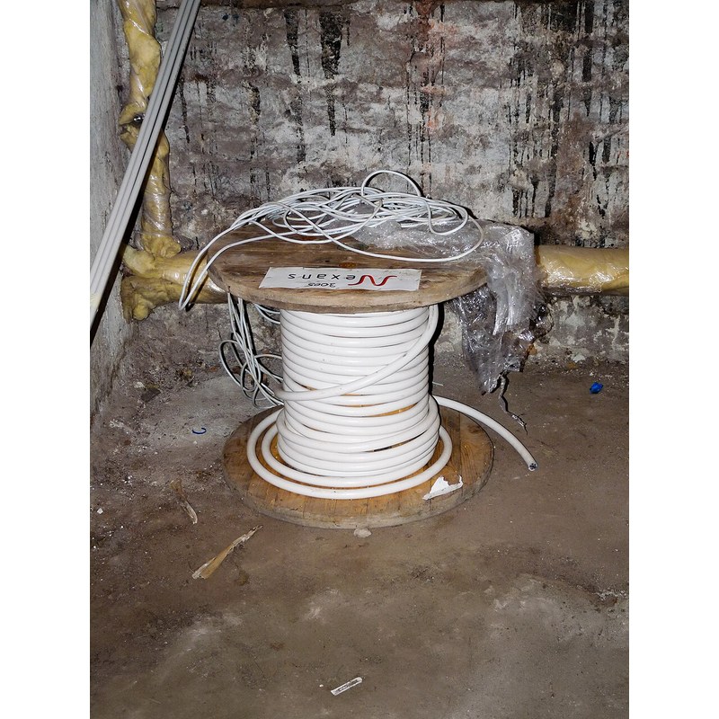 Cablu din Cupru Rigid CYY-F 4x2,5   Manta din PVC de culoare GRI - 0,6/1KV - colac 100m